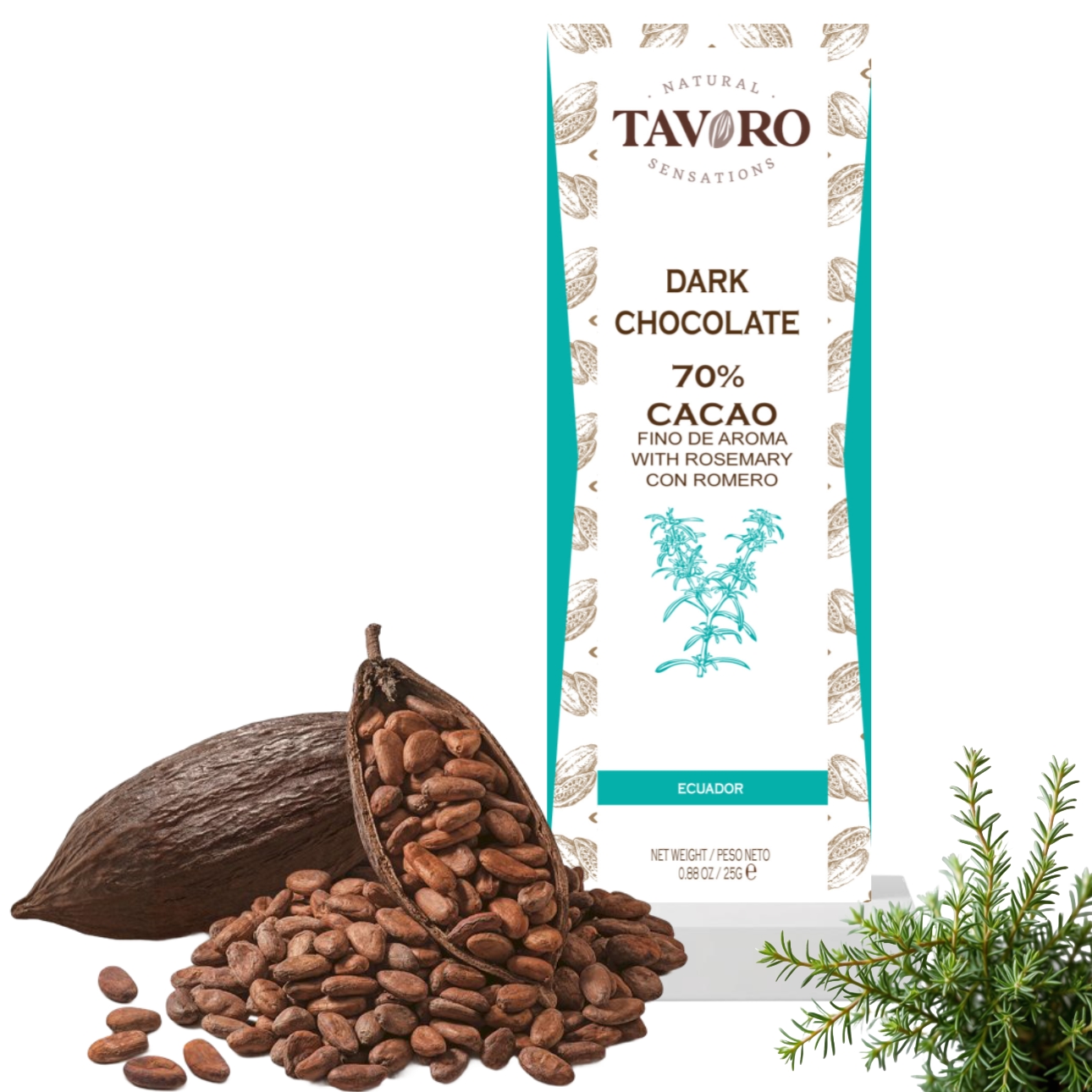 Dark Chocolate with Rosemary